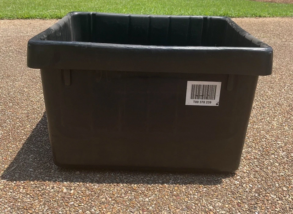 Lot Of 10 Aquaponics Hydroponics Reservoirs Black Plastic 27” X 27” X 16” - Image 2 of 2