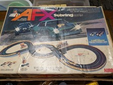 70.'s Aurora AFX Sebring Magnatraction HO Slot Car Set