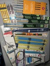 LOT of Knitting Needles Clover Bamboo Circular Bates Hero 25 Pair New In Pack