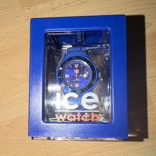 Ice-Watch Quarz Armbanduhr Blau Silikon Datum...