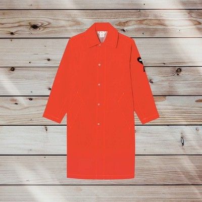Puma x AMI Paris Trenchcoat Longjacke Orange Unisex Größe M L UVP 350£