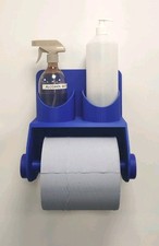 Blue Roll Holder | Wall Mounted Dispenser | Cleaning Station