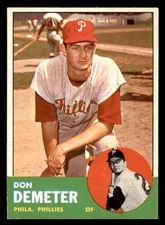 1963 Topps Baseball #268 Don Demeter NM *g2