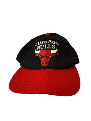 Vintage 90a Grossman Chicago Bulls 100% Wool SnapBack Hat *See Description
