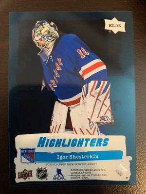 UPPERDECK SERIES 2 2022-23 IGOR SHESTERKIN HIGHLIGHTERS HOCKEY CARD HL-13