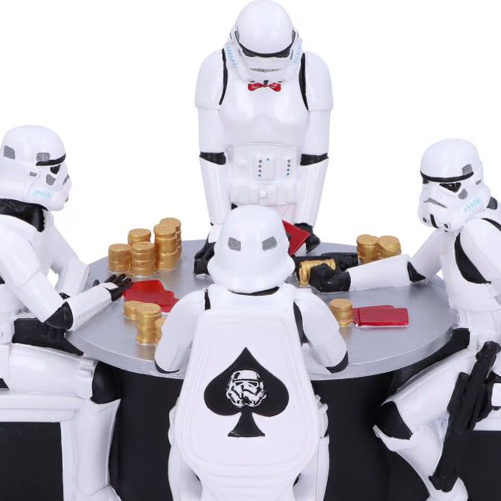 Figurine Stormtroopers Poker Face cadeau idéal pour fan de Star Wars