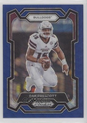 2024 Panini Prizm Draft Picks Blue Wave Prizm 246/249 Dak Prescott #65 4g8