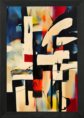 ABSTRACT PAINTING ART 37A Framed Wall Art Poster Canvas Print Picture