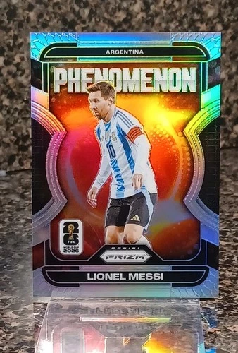 2026 Panini Prizm World Cup Lionel Messi Phenomenon Silver Prizm #19 Argentina