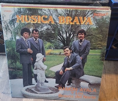 Ramon Ayala Y Los Bravos Del Norte- Musica Brava Lp Vinyl Record(rare)