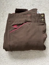 30R piper knit, brown with pink, knee patch. Great condition
