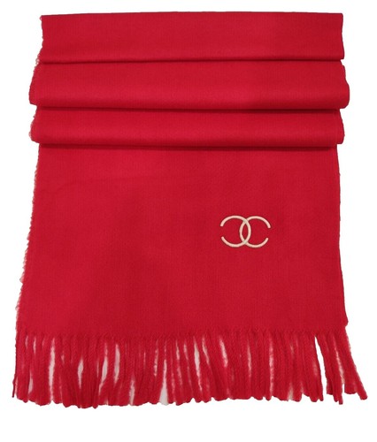 Chanel 22B Cashmere Black White Gold CC Logo Quilted Beanie Winter