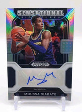 Moussa Diabate 2022 Panini Prizm Draft Pick Sensational #SS-MDI Michigan NCAA RC