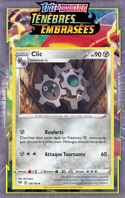 Klick - EB03:Glühende Dunkelheit - 126/189 - Neue Französische Pokemon Karte