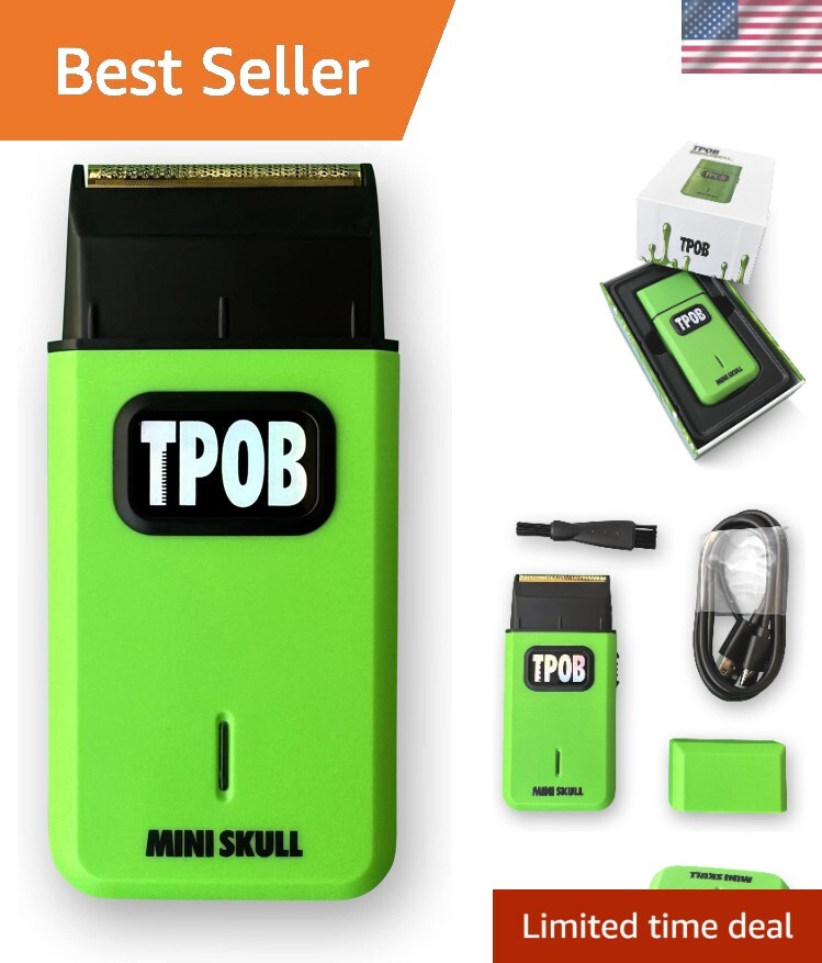 Mini Skull Single Shaver Compact Design That can fit in Your Pocket with a Tu...