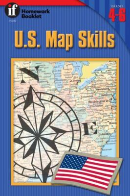 Homework Booklets Ser.: U. S. Map Skills by Jean Wolf (1999, Trade Paperback)