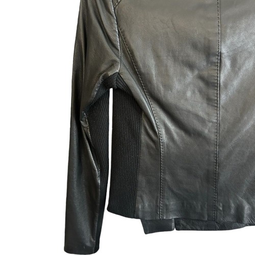 VINCE. Scuba schwarze 100% Lederjacke Größe XS - Bild 10 von 16