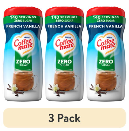 3-pk Coffee Mate French Vanilla, Sugar-Free, Powdered Coffee Creamer, 10.2 oz