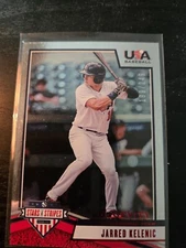 2019 Panini USA Baseball Stars & Stripes Longevity Ruby /249 Jarred Kelenic #72