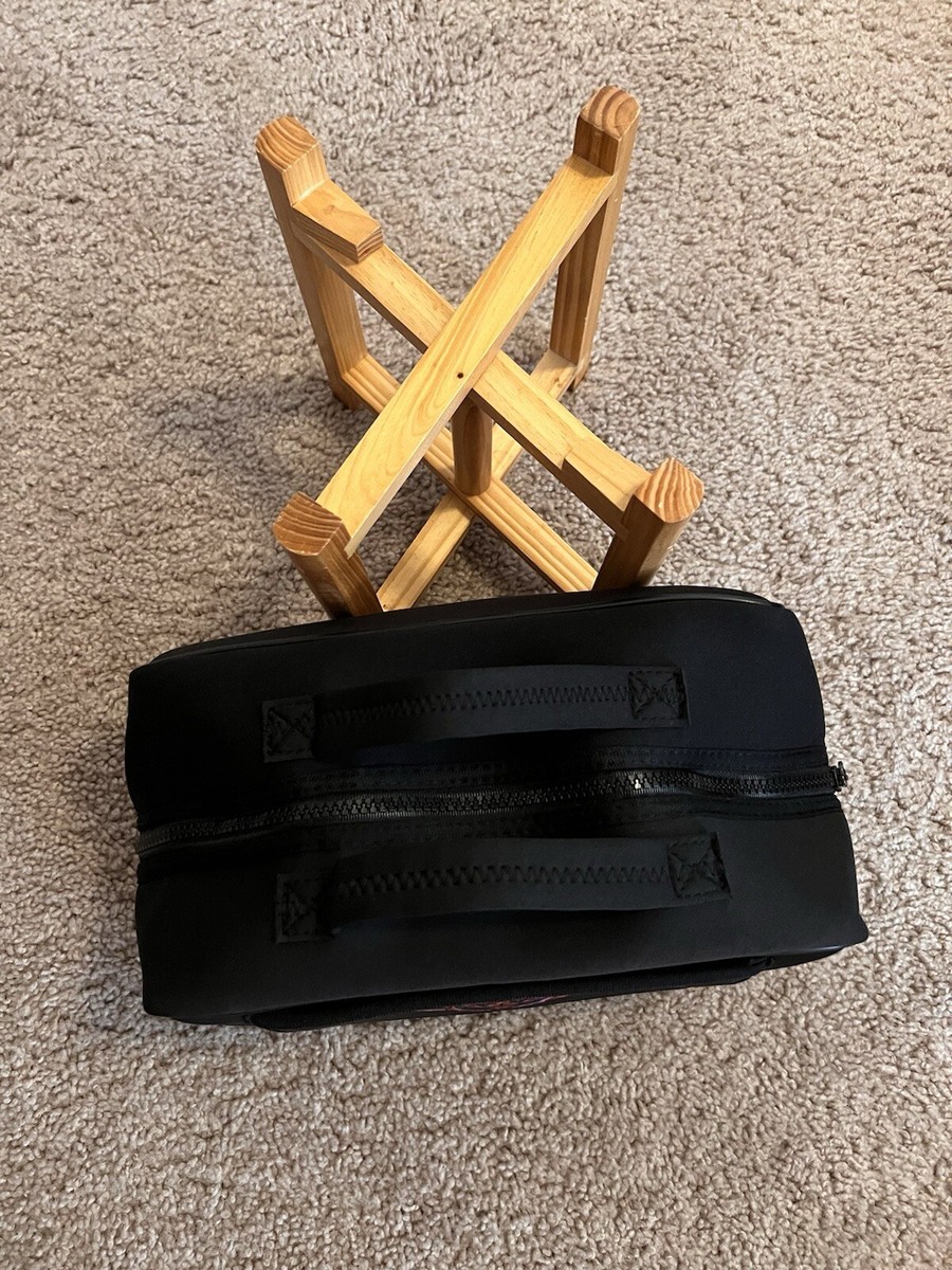 710 Labs Black Insulated Lined Neoprene Bag Soft Cooler Terp