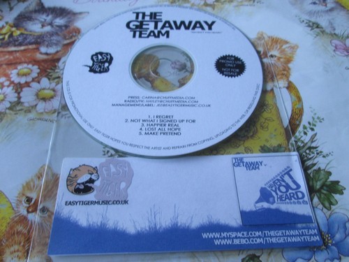 The Getaway Team – I Regret Label: Easy Tiger Music PROMO UK CD Maxi- Single - Foto 3 di 3