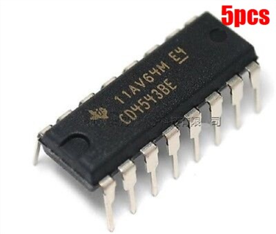 5Pcs CD4543 4543 Chip DIP-16 DIP16 CD4543BE New Ic xc