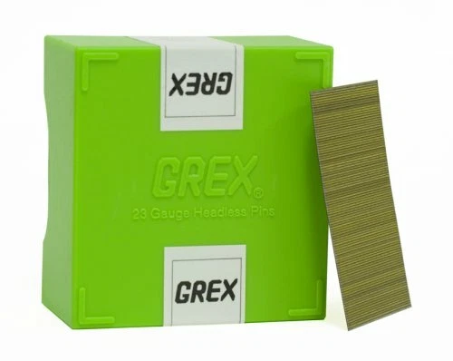 GREX POWER TOOLS GREX P6/50L 23 Gauge 2-Inch Length Headless Pins (10,000 per box)