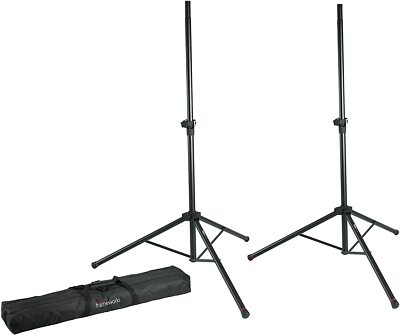 Frameworks Standard Speaker Stand Set; Includes (2) Speaker Stands and Carry Bag