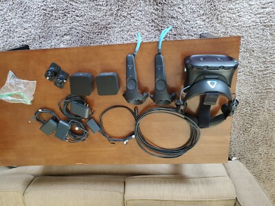 HTC Vive Pro VR Headset- Controllers and Room sensors 
