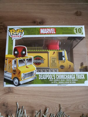 Deadpools Chimchanga Truck Funko Pop Rides 10 Marvel Vinyl Bobble-Head NEU