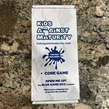 Kids Against Maturity Card Game NEW it is not SEALED