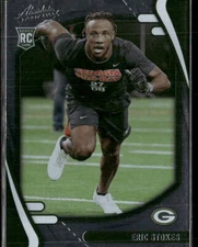 2021 Panini Absolute #175 Eric Stokes Green Bay Packers Rookie Football Card