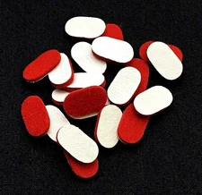 ROLLER ORGAN REPLACEMENT VALVE PADS (20 pcs)