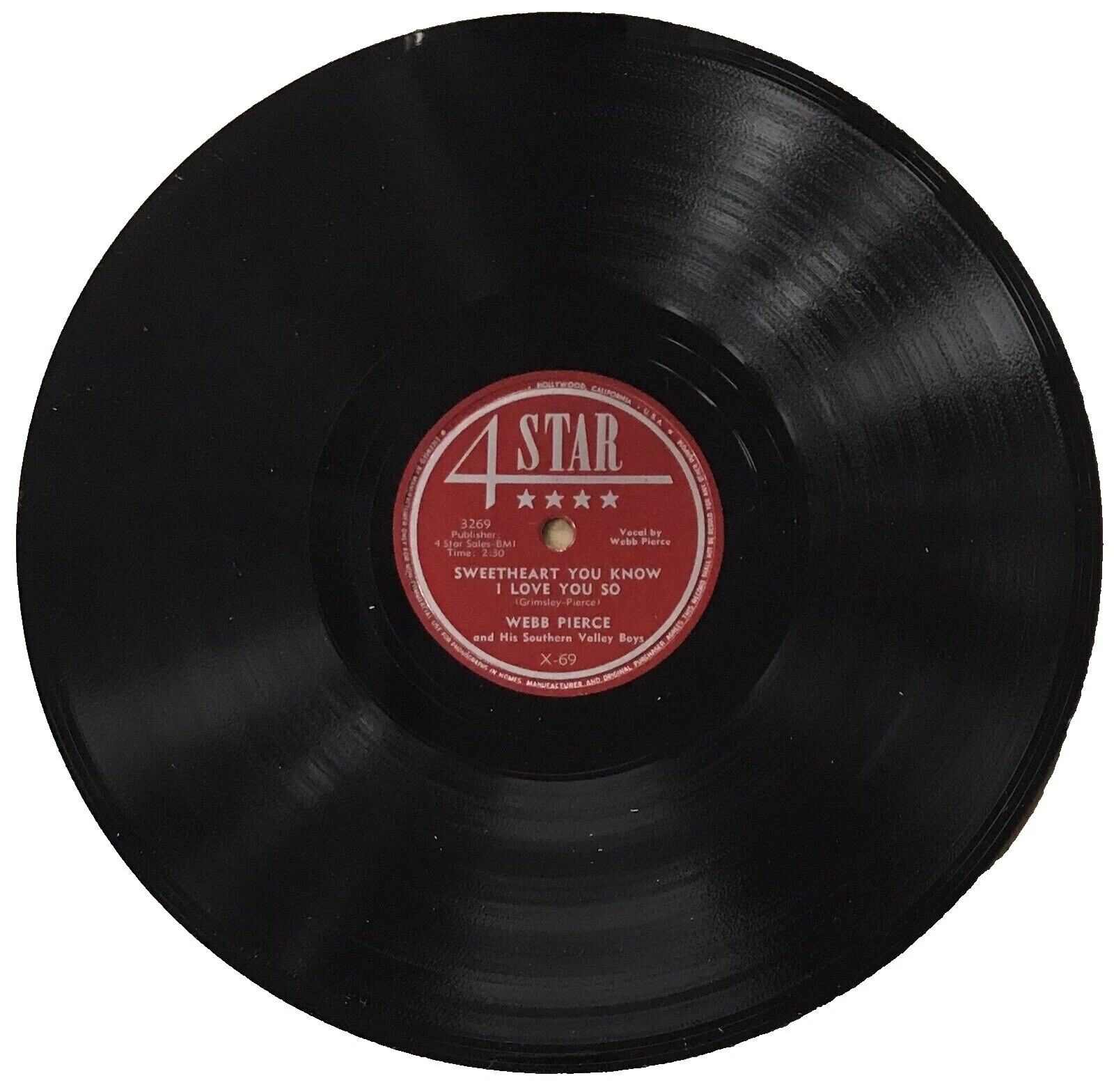 Country 78 RPM Music Records