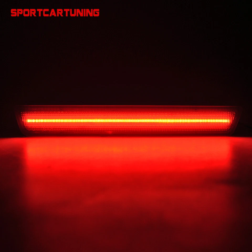 Luces de señalización laterales LED para parachoques trasero Dodge Challenger 2015-2022 lente de humo 2 piezas Foto 4 de 4