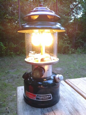 Vtg Coleman #288A700 Double Mantle Lantern w/ Case 90's USA Gift