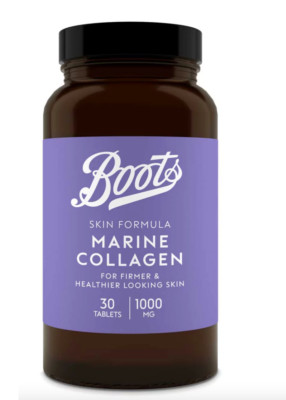 Boots Formula Marine Collagen 30 Tabletten 1000mg straffer gesündere Haut Vitamin C