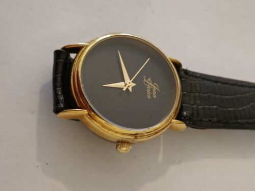 Orologio meccanico uomo Jean Larive francese vintage anni 70 con cinturino in pelle - Foto 3 di 4
