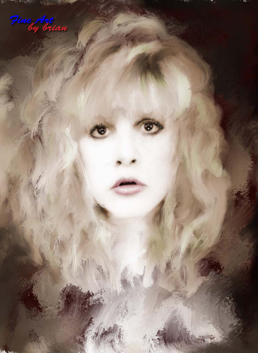 Retrato de pintura original de Stevie Nicks en acrílico sobre lienzo de...