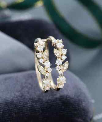 Girl Enhancer Wrap Guard Ring 2Ct Round Lab Created Diamond 14K Yellow Gold Over