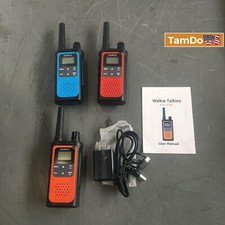 Durlk Zx-808 Long Rang Adult Noaa Weather Orange Red  Blue Walkie Talkies