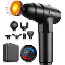 AERLANG Massage Gun with HeatDeep Tissue Massage Gun Back and Neck Massager f...