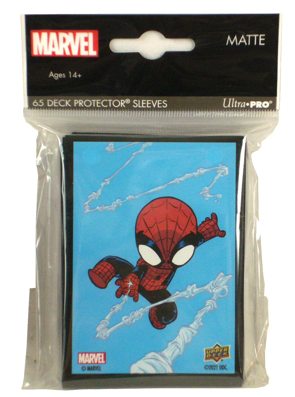 Upper Deck Marvel Deck Protector Card Sleeves Spider-Man Skottie Young 65 Count