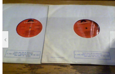 JIMI HENDRIX ELECTRIC LADYLAND POLYDOR 2nd UK 2 LP 1968 White Text