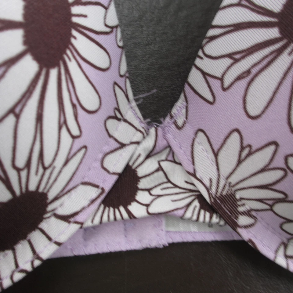 Sujetador Rampage 36C Púrpura Floral Acolchado Con Aros Cierre Ajustable Espalda Nuevo Foto 3 de 4