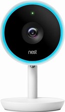 Nest Cam IQ - Indoor Security Smart 1080P HD Camera - White Cable Incl 