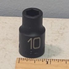 MATCO Tools CP10M6V, 1/2" Dr, 10mm. Impact Socket, Shallow, 6 Point.   (Y)