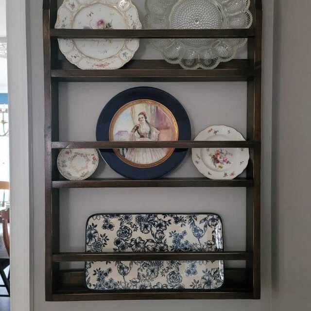 Стойка для тарелок, стойка для тарелок, дисплей для тарелок, полка для демонстрации тарелок, разделочная доска - Изображение 2 из 4