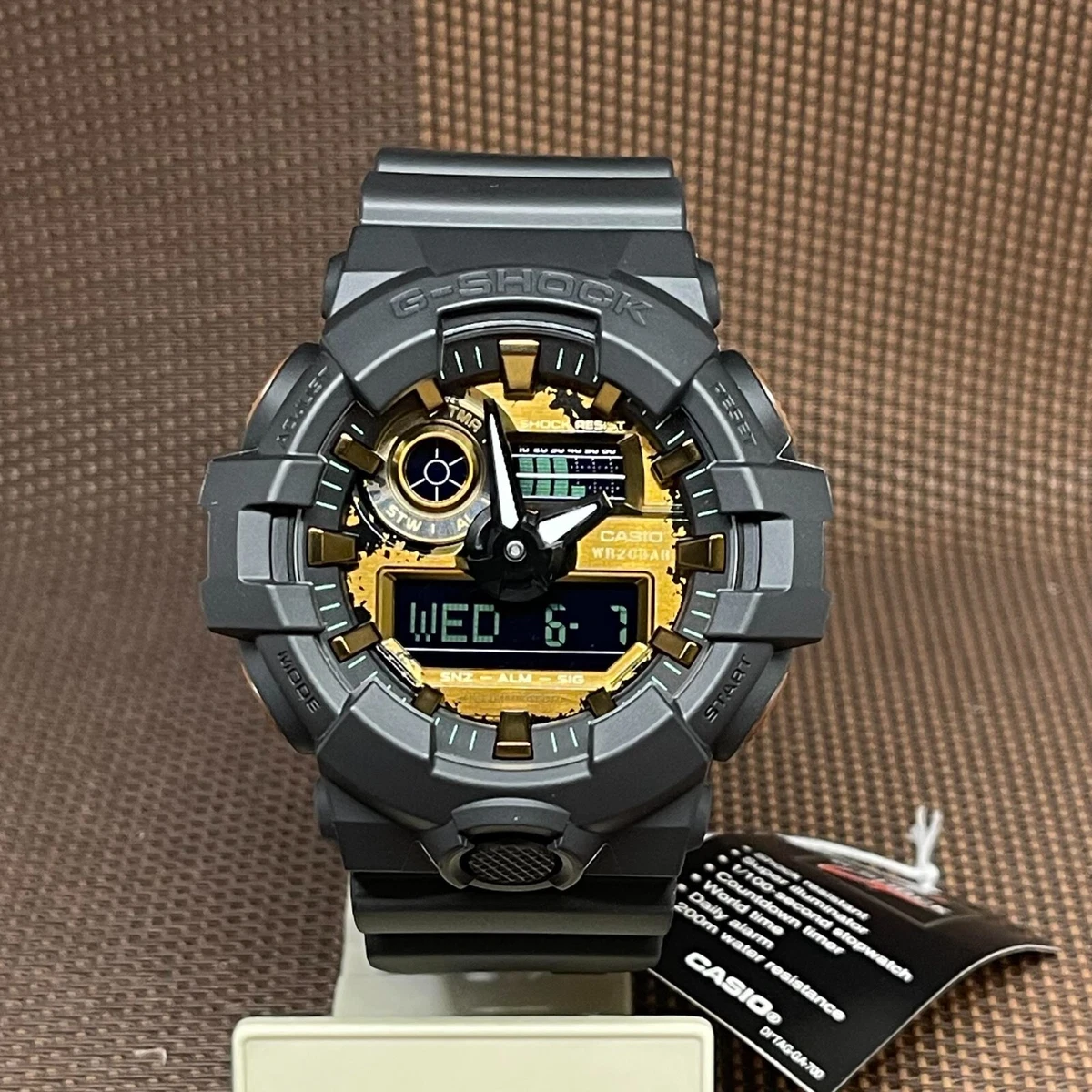 G shock ga 700 deals gold