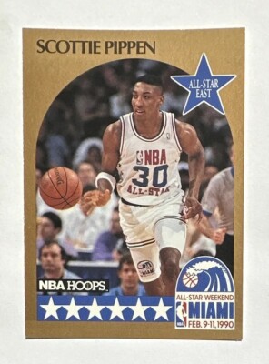 1990-91 NBA Hoops All Star Weekend Miami Feb 9-11 1990 Scottie
